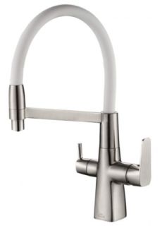 Смеситель для кухни ZORG Steel Hammer SH 818-8 SATIN